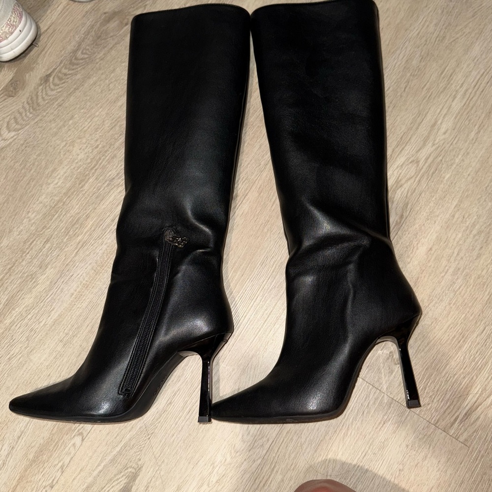 Hugo Boss Black High Heel Boots – Size EU 38 (US 7.5)
